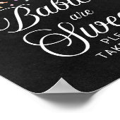 Poster Bébés sont doux signe Baby shower Halloween (Coin)