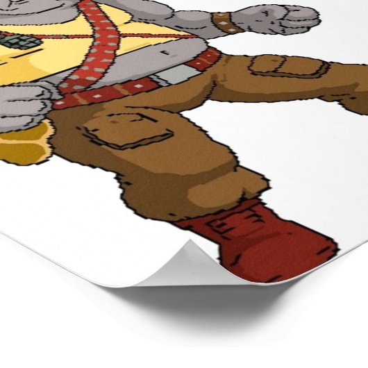 Poster Bebop Rockstable Funny gros caractères (Coin)