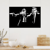 Poster Bebop Rockstable Thug life Pfiction mashup (Cuisine)