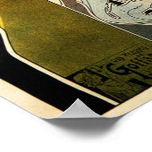 Poster BEC AOÛT 1896 Essence à gaz incandescente (Coin)