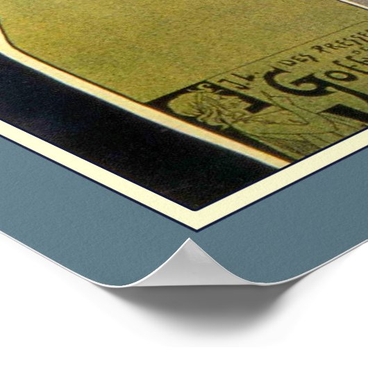 Poster Bec Auer (Bleu) (Coin)