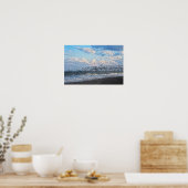 Poster Becards Noirs Décollent sur la Plage de Cape Canav (Cuisine)
