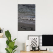 Poster Bécasseau dans l'amour (Bureau à domicile)