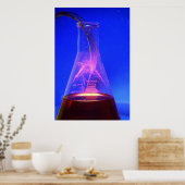 Poster Bécher et tube (Cuisine)