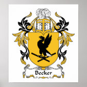 Poster Becker Family Crest (Devant)