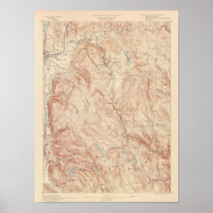 Poster Becket, le Massachusetts