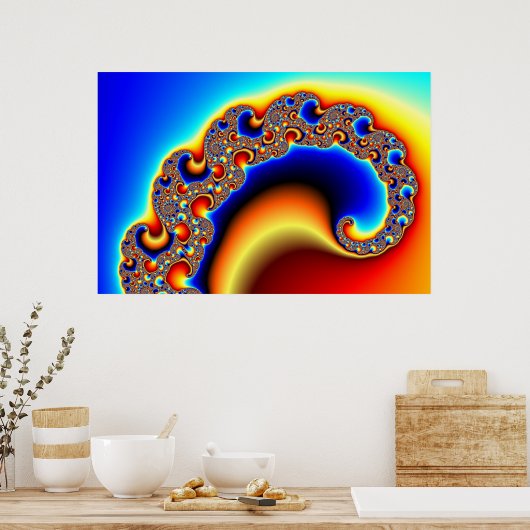 Poster Beckoning 2 - Fractal (Cuisine)