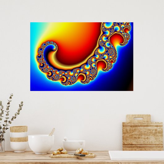 Poster Beckoning - Fractal (Cuisine)