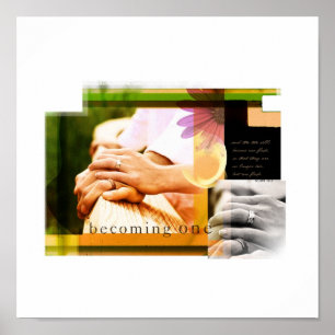 Poster Becoming One (Mark 10:8)