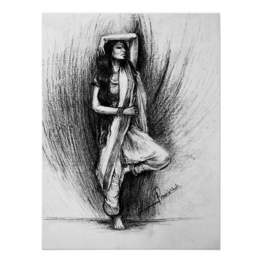 Poster Bedhunda -peinture figurative (Devant)