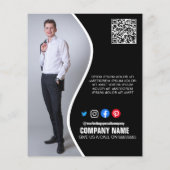 poster BEDRIJFSaangepaste logo kweken Flyer (Achterkant)