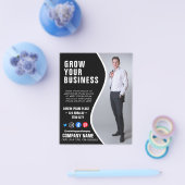 poster BEDRIJFSaangepaste logo kweken Flyer (Enkel)