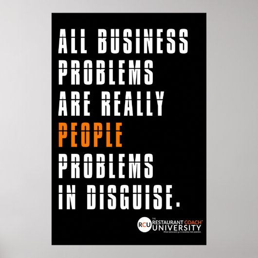 Poster Bedrijfsproblemen RCU (Voorkant)