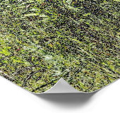 Poster Bee Balm (Bergamont) en août (Coin)