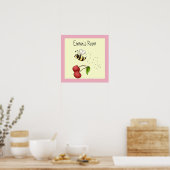 Poster Bee Bumble Personnalisée (Cuisine)