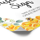 Poster Bee Custom Table Sign Sweet As Can Bee (Coin)