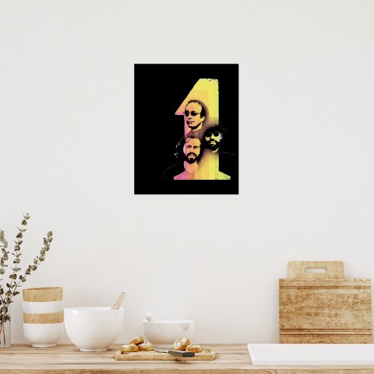 Poster Bee Gees Nombre Un (Cuisine)