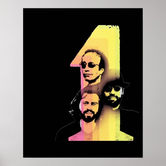 Poster Bee Gees Nombre Un (Devant)