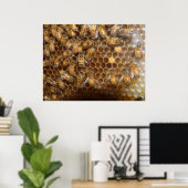 Poster Bee Hive (Bureau à domicile)