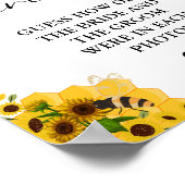 Poster Bee How Old étaient-ils mariés Shower Jeu signe (Coin)