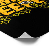 Poster Bee-keeper Funny Beekeeng Pun Humor Honey Aarist G (Coin)