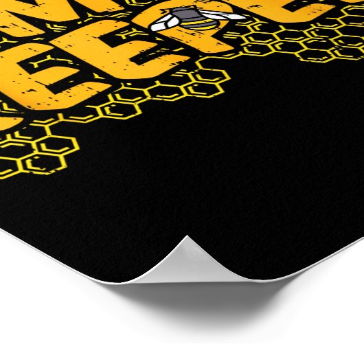 Poster Bee-keeper Funny Beekeeng Pun Humor Honey Aarist G (Coin)