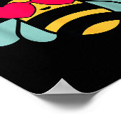 Poster Bee-shirt Girls Bumble Bee Kind Toddler Kids Cute (Coin)