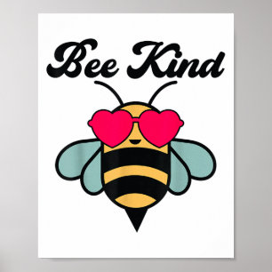 Poster Bee-shirt Girls Bumble Bee Kind Toddler Kids migno