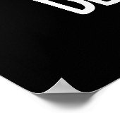 Poster Bee-sorcière Funny Bee Pun Dark BG (Coin)