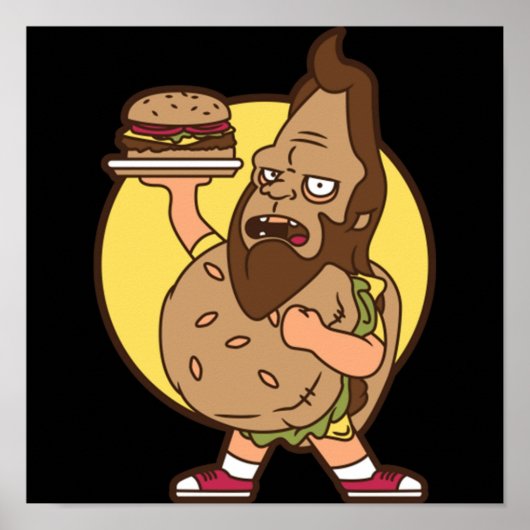 Poster Beefsquatch Big Boy TShirt (Devant)