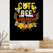 Poster Beekeeper Art Cute Bee Whesome (Cuisine)