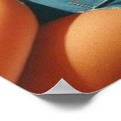 Poster Beer Beach Pin-up (Coin)