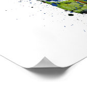 Poster Beer Bottle Wall Art Print 'Green' (Coin)