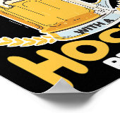 Poster Beer Drinker With A Hockey Problem Alcohol Drinkin (Coin)