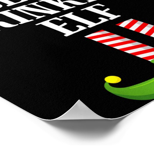 Poster Beer Drinking Elf Matching Family Group Christmas (Coin)