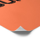 Poster Beer Superpower nom et couleur personnalisés (Coin)