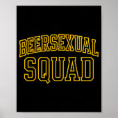 Poster Beerual Squad Matching Group Bachelor Party Design (Devant)