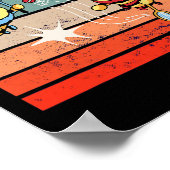 Poster Bees Badminton Dynamic Cartoonish Artwork Funny Pl (Coin)