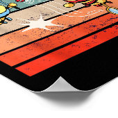 Poster Bees Badminton Dynamic Cartoonish Artwork Funny Pl (Coin)