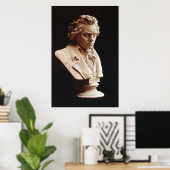 Poster Beethoven (Bureau à domicile)
