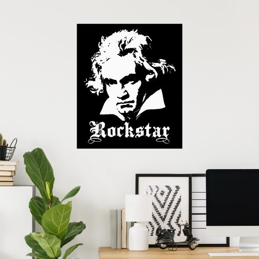 Poster Beethoven (Bureau à domicile)