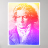Poster Beethoven Dans Les Couleurs (Devant)