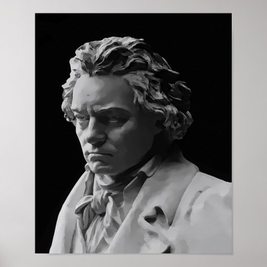 POSTER BEETHOVEN MORT MASK (Devant)