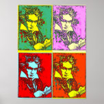 Poster Beethoven Pop Art<br><div class="desc">Ludwig von</div>
