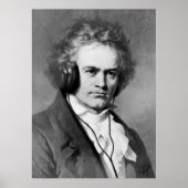 Poster Beethoven Rocks - Art Print (Devant)
