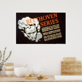 Poster Beethoven Series 1937 WPA (Cuisine)