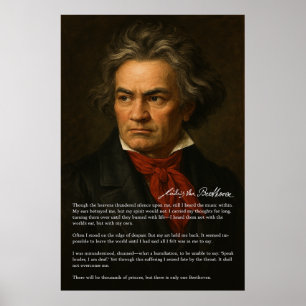 Poster Beethoven - Un portrait du génie et de la résoluti