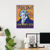 Poster Beethoven - Van Def (Bureau à domicile)