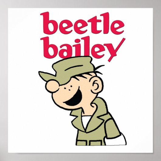 Poster Beetle Bailey (Devant)