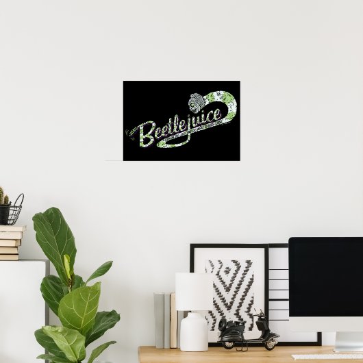 Poster Beetlejus | Allumer le jus (Bureau à domicile)